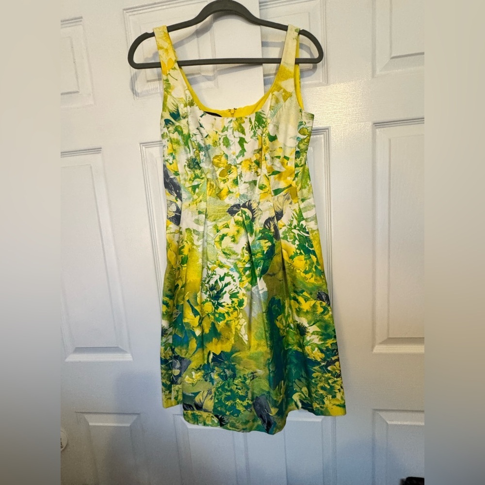 Nine West Floral Fit & Flare Dress with Pockets | Size 4